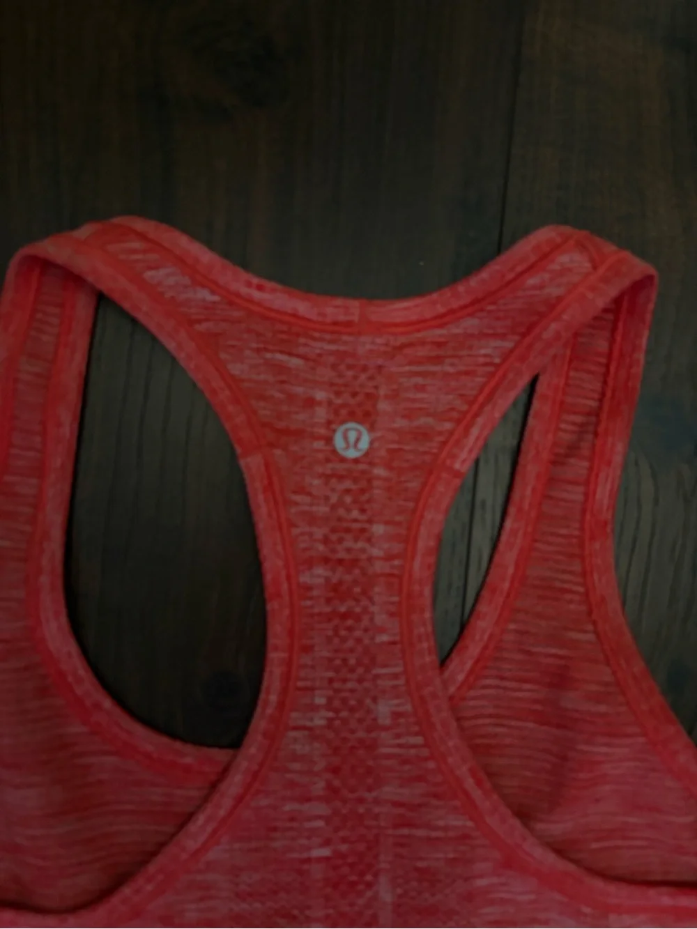 lululemon athletica Coral Heather Racerback Tank